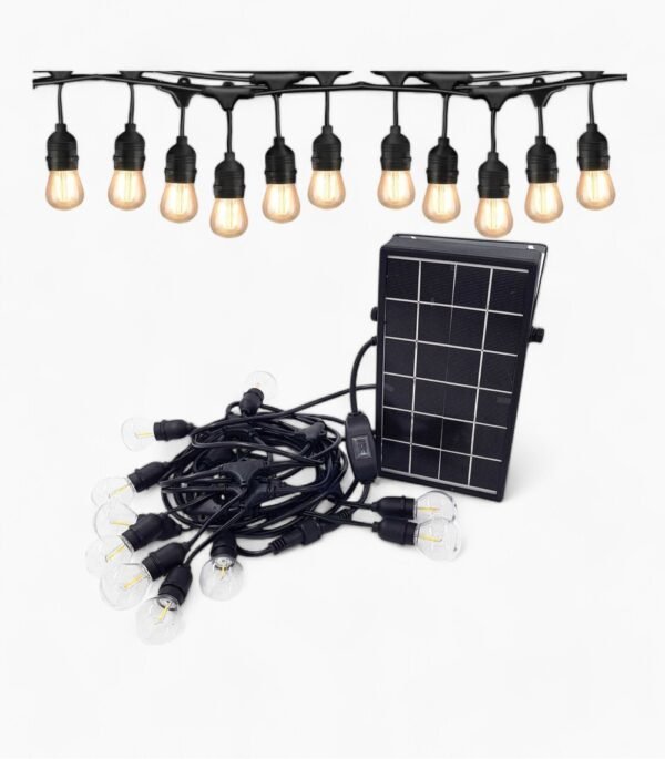 שרשרת תאורה סולארית 10 נורות LED 12 מטר