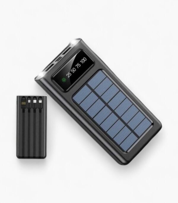 סוללת גיבוי ניידת 10000mAh עם פאנל סולארי