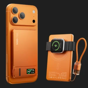 סוללת גיבוי מגנטית אלחוטית דקה 10000mAh